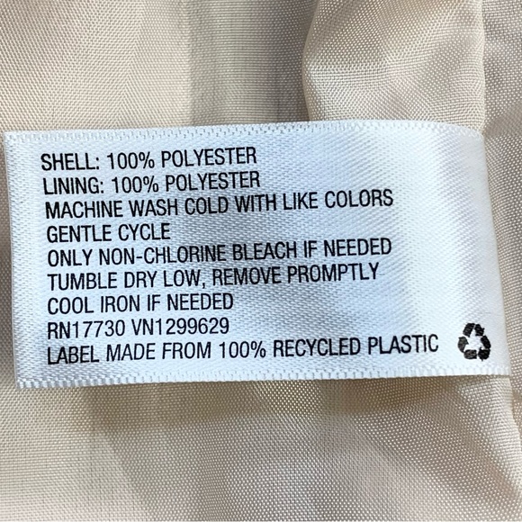 Knox Rose~Women’s Cream Sherpa/Teddy Snap‎ Front Collared Jacket/Coat~Sz S - Picture 14 of 14